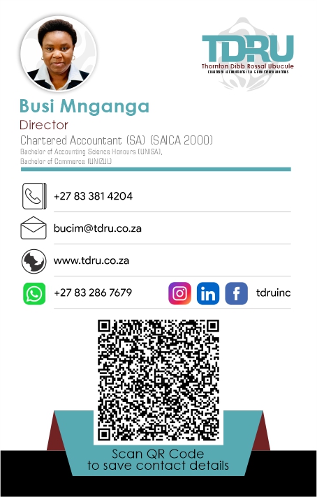 Busi Mnganga's Business Card