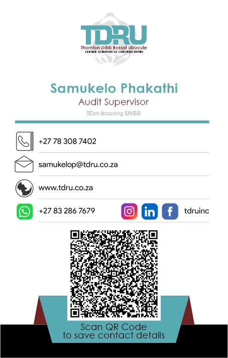 Samukelo Phakathi's Business Card